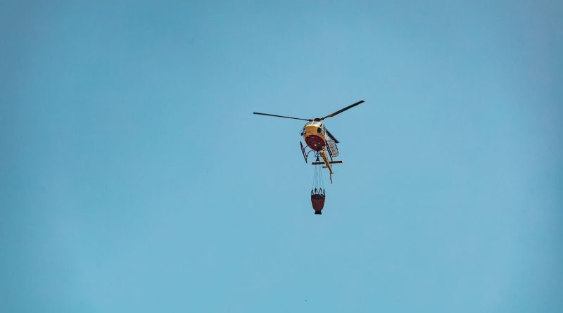 ABD’nin Utah Eyaletinde Orman Yangınına Müdahale Eden Helikopter Düştü